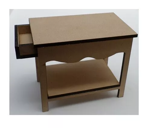 1:12 Scale Baker's Table Kit with Drawer