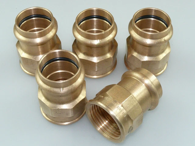 5x VIEJA SANPRESS PIEZA DE TRANSICIÓN 22 MM x 3/4 "IG PRESSFITTING FITTING 108465"