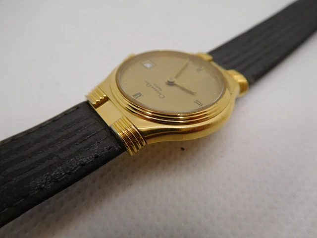Christian Dior quartz womens watch 18K electroplated(70412-21995) 13