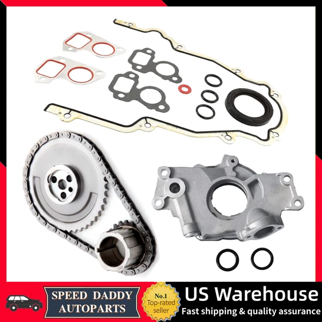 OIL PUMP GASKETS & Timing Chain Kit For Chevy GMC LS1 LS3 LS2 LS6 4.8L
