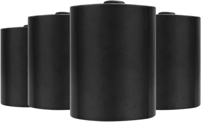 Herdio 5,25 Zoll Bluetooth Außen-Lautsprecher wasserdicht 600Watt mit Stereo-Ver