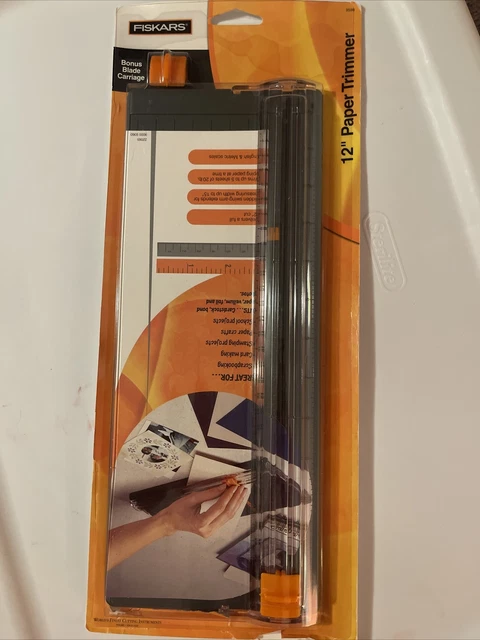 Fiskars 12 inch Paper Trimmer with bonus blade cartridge Fiskars 12 inch Paper Trimmer with bonus blade cartridge