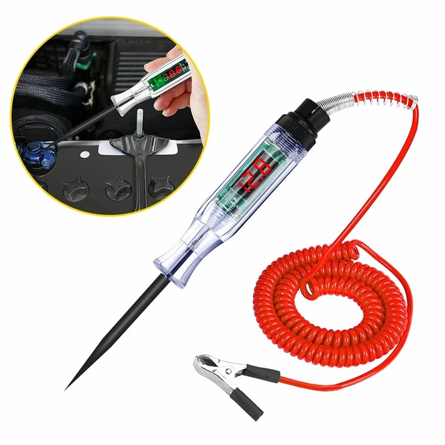 CAR CIRCUIT TESTER Pen Auto Fuse Test Probe Light Tool For 6V 12V 24V
