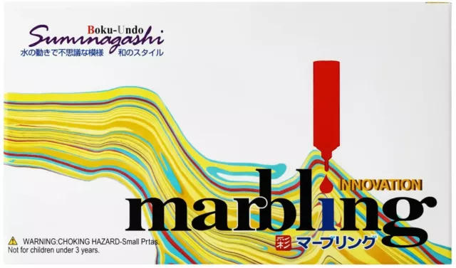 Boku-Undo Marbling 12ml 6 Colors Suminagashi Dye Ink Set