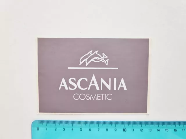 Pegatina adhesiva cosmética Ascania vintage años 80 original
