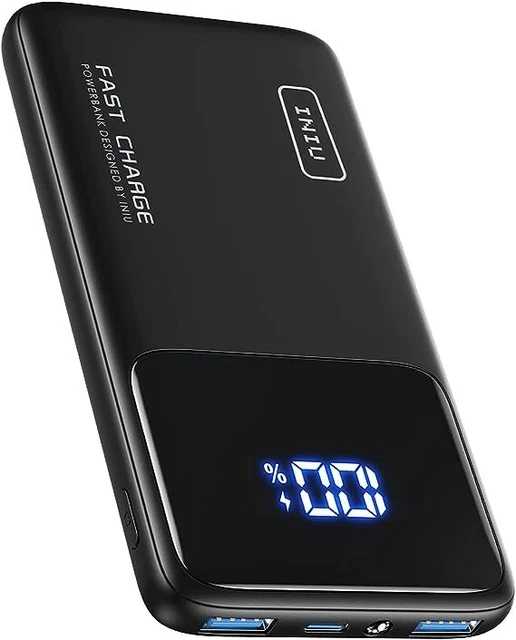 INIU 22.5W Power Bank, 10000Mah Slim USB C Portable Charger Fast Charging PD3.0