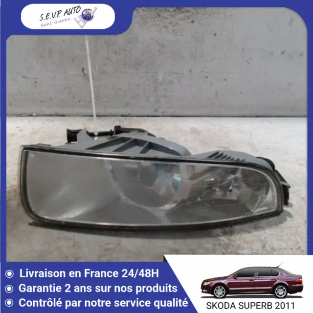 🇫🇷  Phare Antibrouillard Avant Gauche Skoda Superb ♻️ 3T0941701A