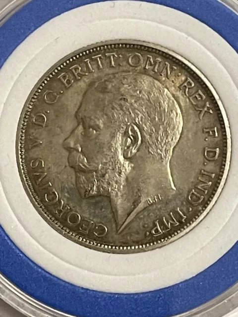 1911 Proof Florin - George V British Silver Coin - Unc