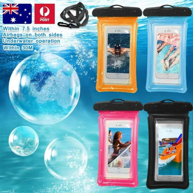 Waterproof Underwater Pouch Bag Dry case for Mobile Phone iPhone Samsung