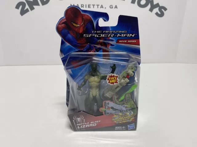Amazing Spider-Man Movie Reptile Blast Lizard Action Figure Hasbro 2012 MOC 4"