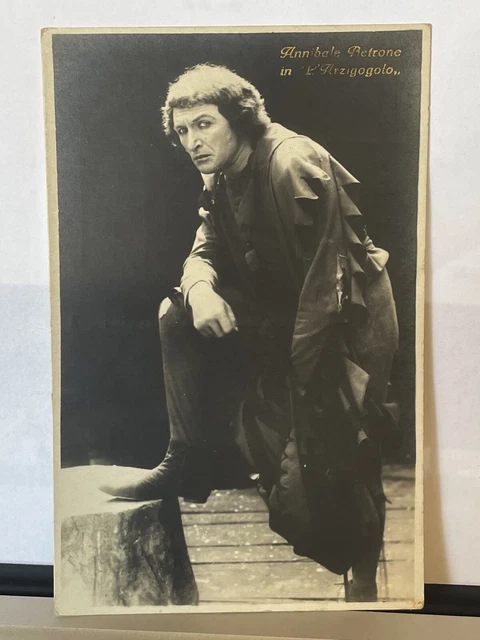 ANNIBALE BERTONE  ARZIGOGOLO Cartolina Vintage