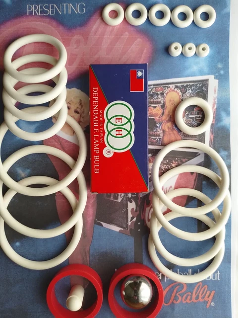 FLIPPER BALLY SKATEBALL KIT ELASTIQUES