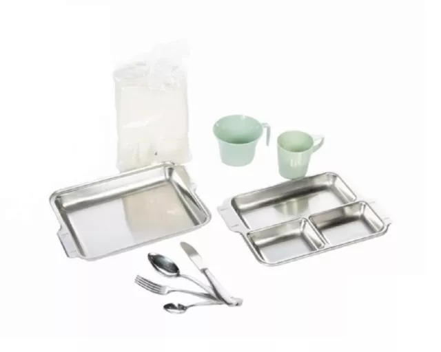 Bundeswehr BW Speisetablettsatz Mess Kit Essgeschirr 9 tlg