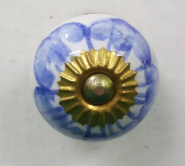 Boutons Porcelaine Céramique Artisanal Poignées Porte Tiroir Placard Armoire