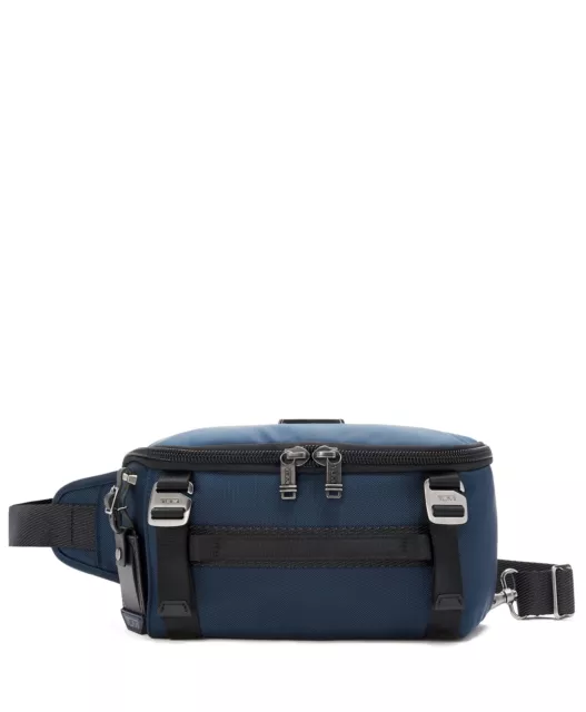 TUMI ALPHA BRAVO Platoon Sling bag NAVY 0232799NVY MSRP $325 100% Authentic