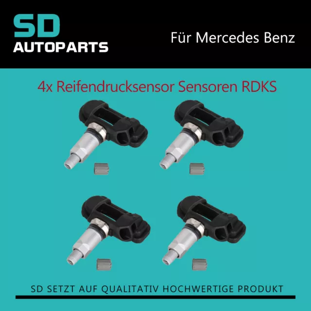 4x Reifendrucksensor Sensoren RDKS Für Mercedes Benz W205 W207 W212 W447 NEU