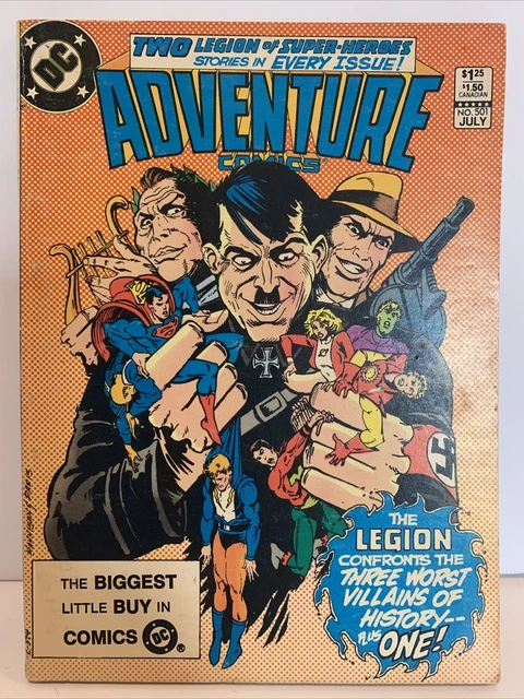 Adventure Comics #501 Legion of Superheroes Hitler Plastic Man DC Digest 1983