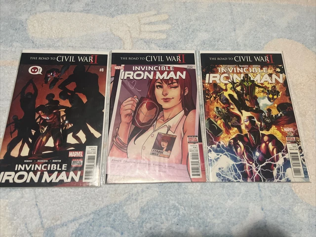 Invincible Iron Man Vol 2 (2015 Marvel) #8 #10, 11 2nd App Riri Williams bx4