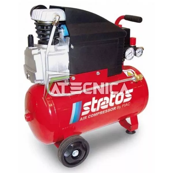 Compressore D'aria 24 Lt Monofase Coassiale Fiac Stratos 24 Lt 230V 1,5 Kw