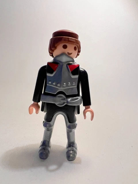 Figurine PLAYMOBIL Roi N°4 - Chevalier De Château - Personnage Vintage Avec Chat - Occasion Bon état
