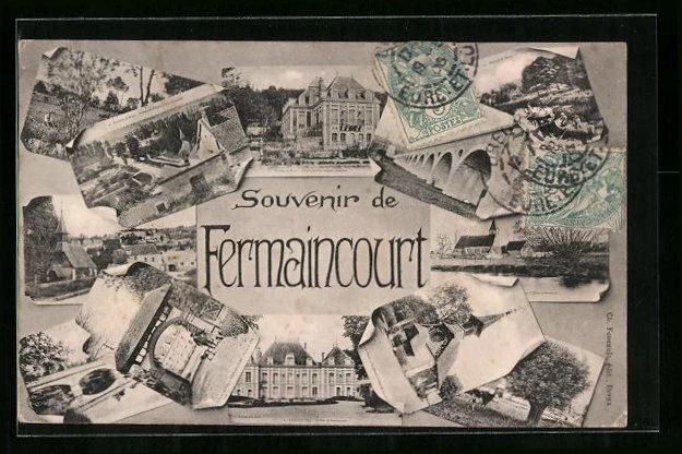 CPA 48 Lozère Fournels Hôtel du Nord départ du courrier