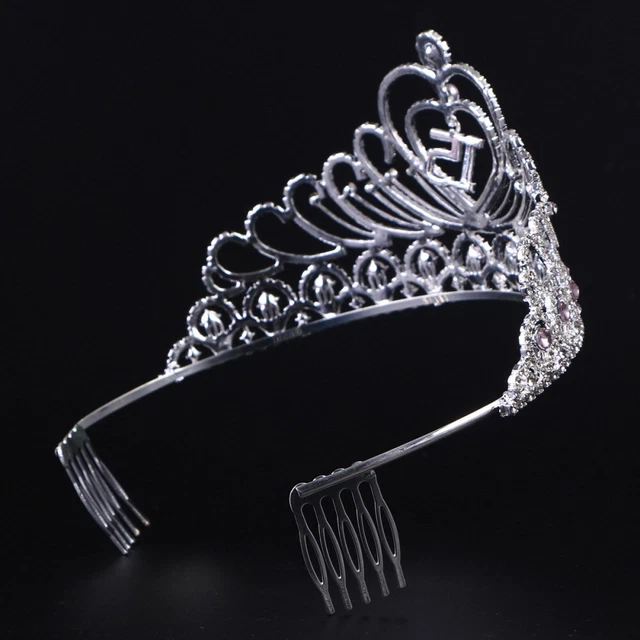 Accessori Capelli Sposa Quinceanera Corone Cristallo Strass