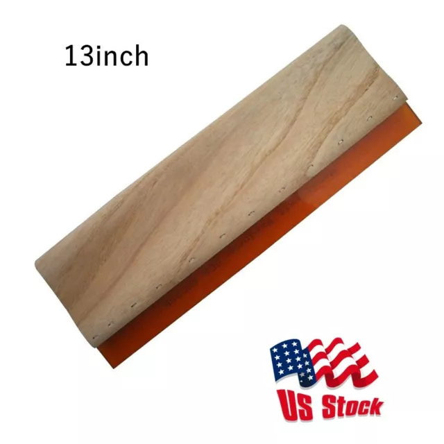 13inch / 33cm Screen Printing Squeegee Ink Scraper Silk Stencil Printing 75 Duro