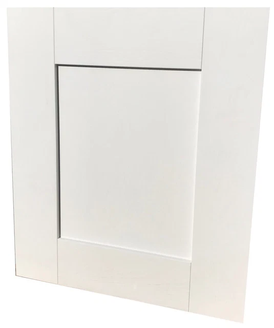PRIMED MDF 22MM Shaker Kitchen Unit Cupboard Doors exposed wood grain