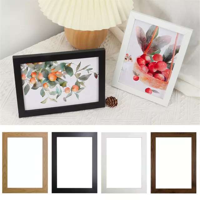 Picture Frame BLACK OAK WALNUT WHITE A4 Modern Poster Draw Photo Frames Decorate