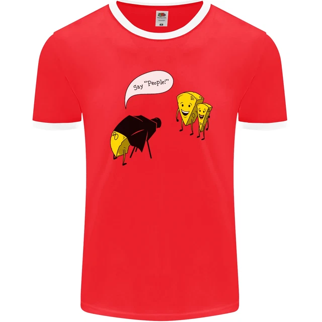 Say People Funny Photography Photographer Mens Ringer T-Shirt FotL