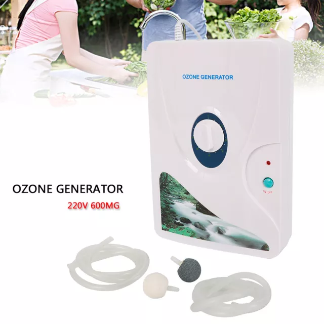 600 mg générateur d'ozone purificateur d'air stérilisateur aquarium tuer l'odeur