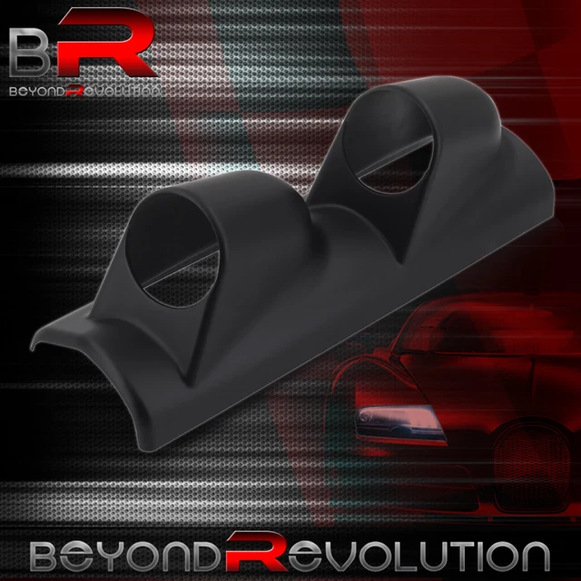 For FR-S Yaris 52MM Boost Temp Tachometer Volt Dual Ratio Gauge Meter Pod Pillar