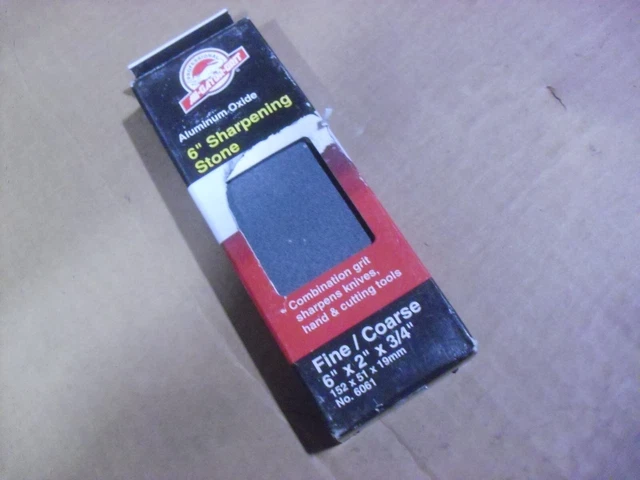 Ali Gator Grit 6  x 2  x 3/4  Coarse Sharpening Stone # 6061