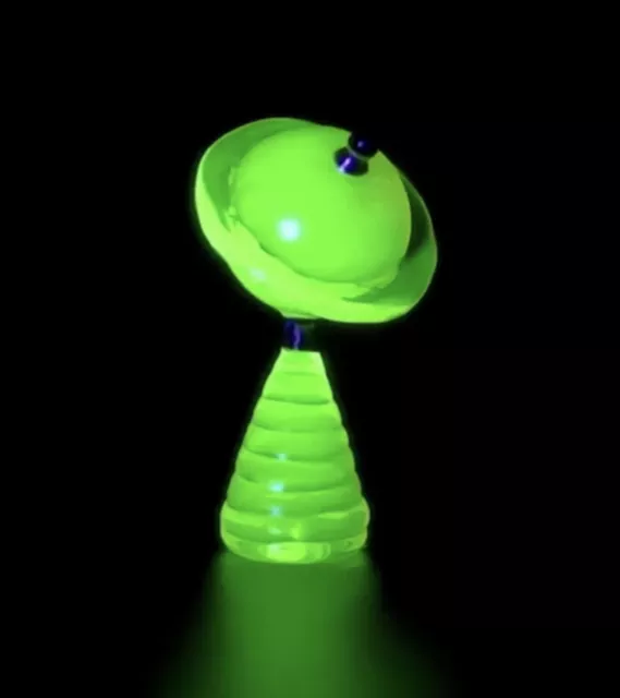 Uranium Miniature 1939 Worlds Fair Saturn Lamp Custom  Piece By Rafael In Stock 2