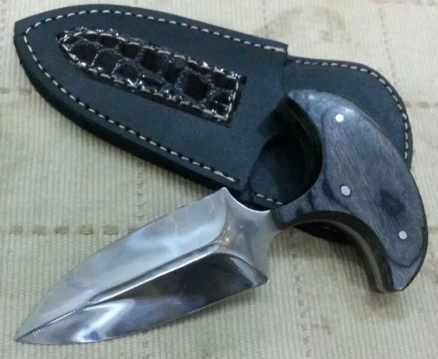 Hand Crafted knife king's Stainless Steel Double edge Dagger with sheath