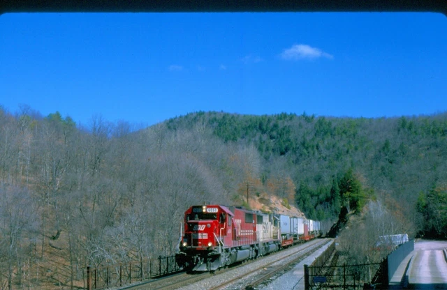 SOO 6050 SD-60, Glen Onoko, Pa, 03/95; Kodachrome Original