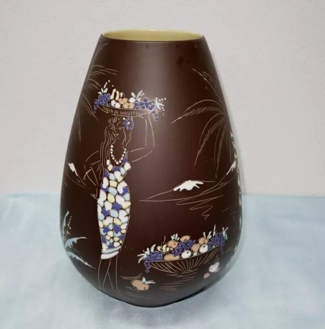 Beautiful  50´s design Marzi & Remy Keramik Vase, Bodenvase 1014/ 35