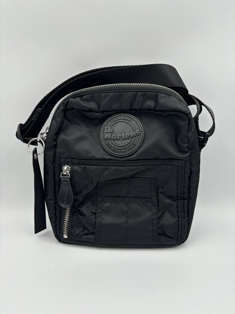 DR MARTENS NYLON Small Super Mini Black Travel Flight Rare Bag Airwair 47.50 PicClick UK