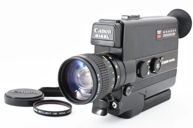 Near Mint 🌟 Canon 514 XL Super8 Movie Camera Zoom 9-45mm F/1.4 Lens from...