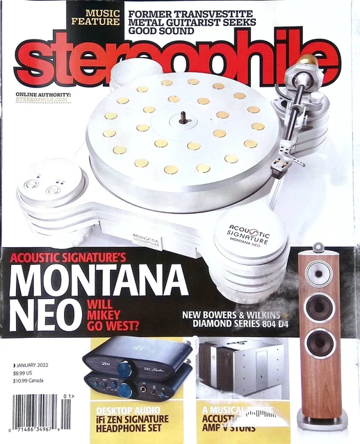 Stereophile Magazine January 2022 Audio Hi-Fi Music Desktop Audio Montana Neo
