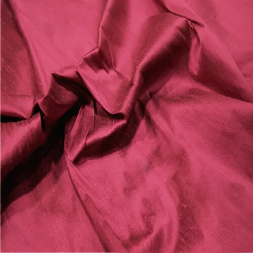 100% Silk Dupion Fabric 80 Colours! Sold as a Sample - Half Metre - Per Metre