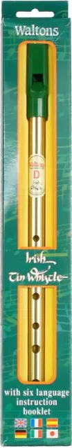 WALTONS D WHISTLE GIFT PACK! Classic Irish Traditional 'Tin' Penny Whistle