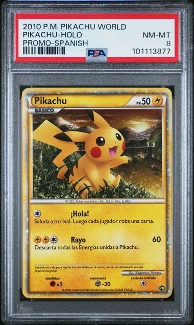 PSA 10 POKEMON Card Pikachu World Pikachu America $635.99