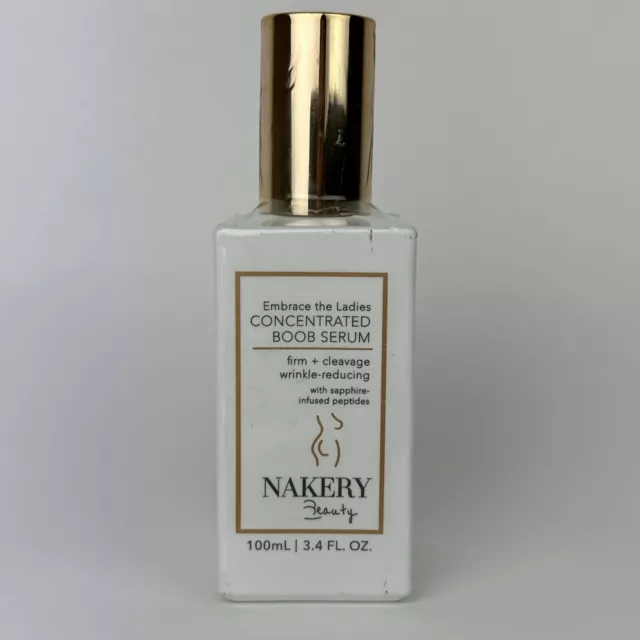 SEALED Nakery Beauty Embrace The Ladies Firming Boob & Decollete Serum 3.4 oz