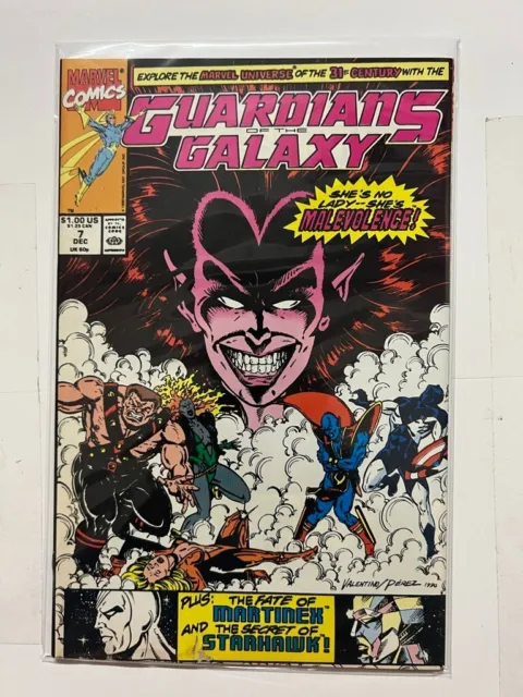 Guardians of the Galaxy #7 Marvel Comics 1990 KEY ISSUE 1st Appearance | Combine