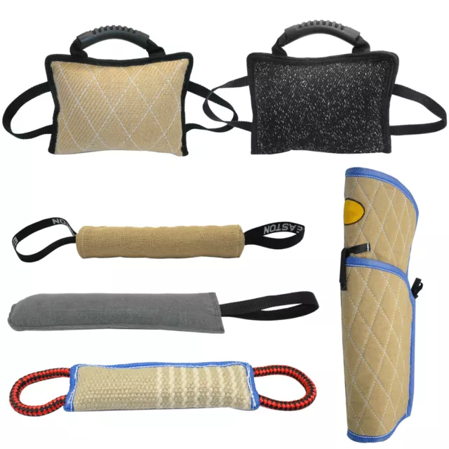 Dog Training Bite Tug Pet Bite Pillow Jute Dog Bite Arm Sleeve for Medium Large