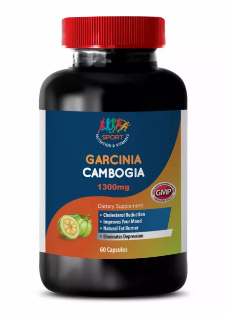 Fat Burner For Her - Garcinia Extract 60% 1300mg - Cambogia Weight Loss 1B