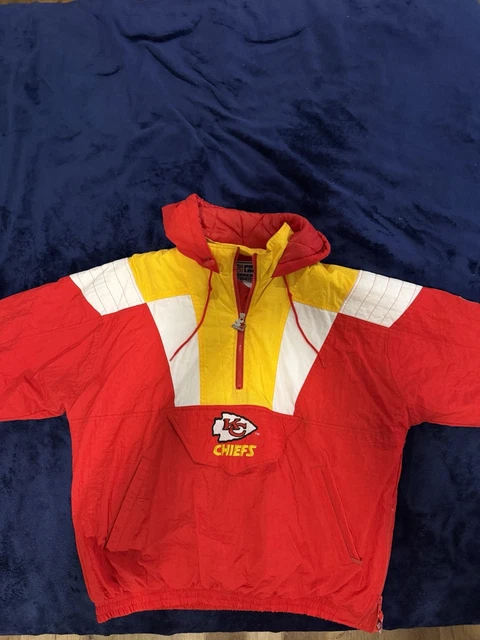 STARTER PRO LINE Kansas City Chiefs NFL Satin Jacket Men's L USA