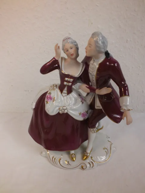 Royal Dux Fine Porzellan  Figur  Paar Tänzer