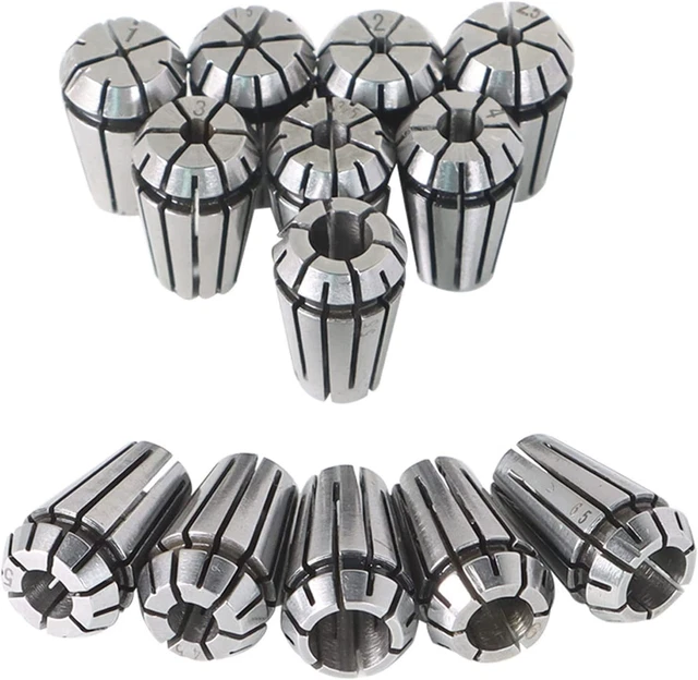 ER11 Collet Set 13Pcs ER11 Collet Chuck Spring Collet Set CNC Engraving Milling